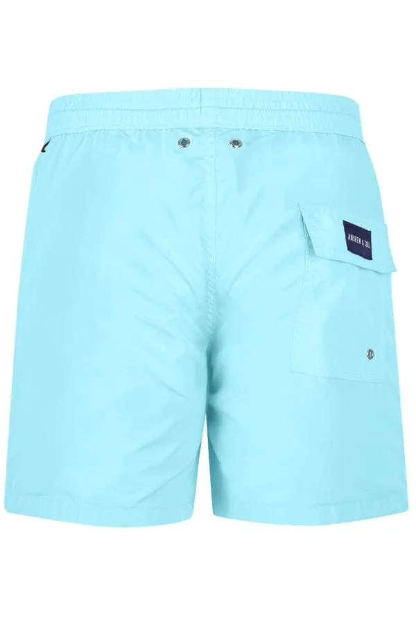 Men's Light Blue Swim Trunk Shorts