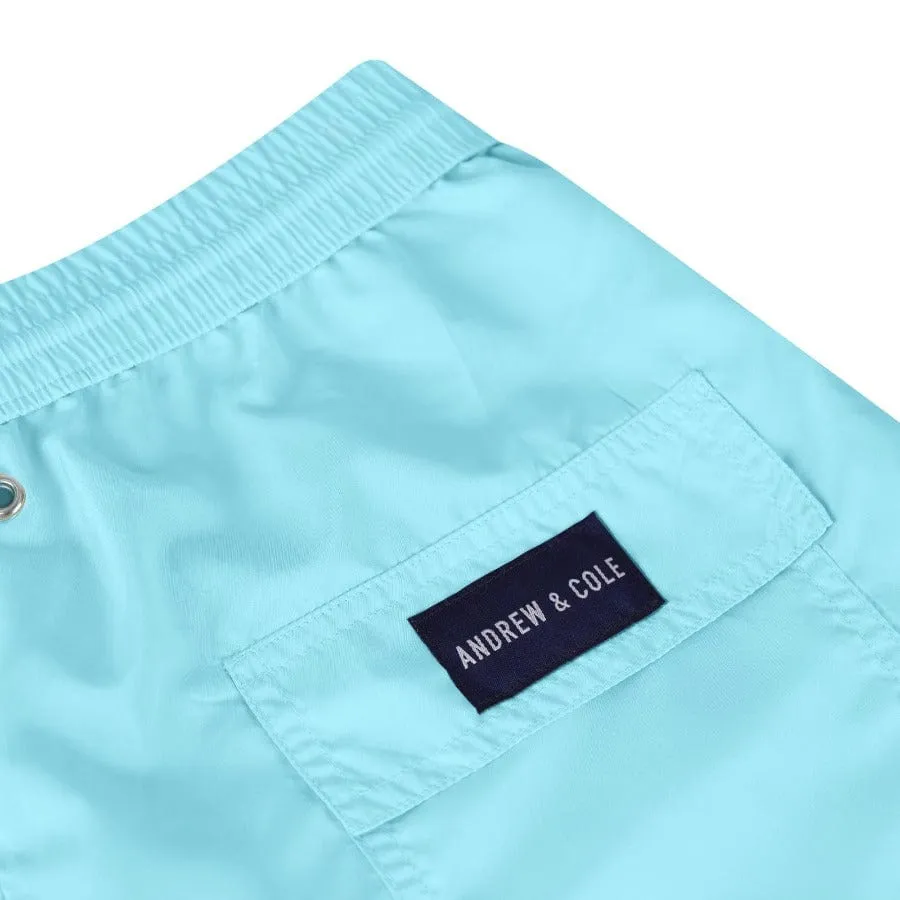 Men's Light Blue Swim Trunk Shorts