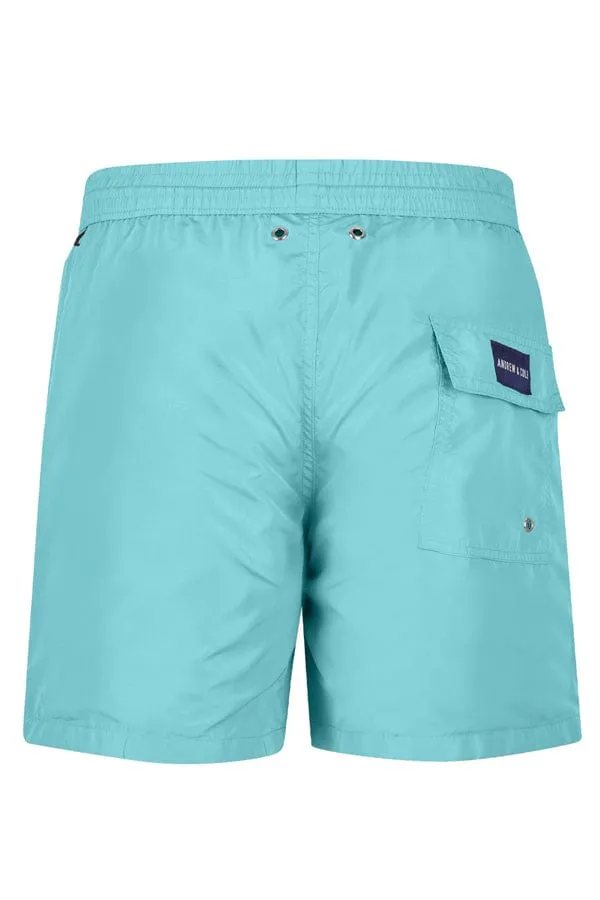 Men's Petrol Blue Swim Trunk Shorts