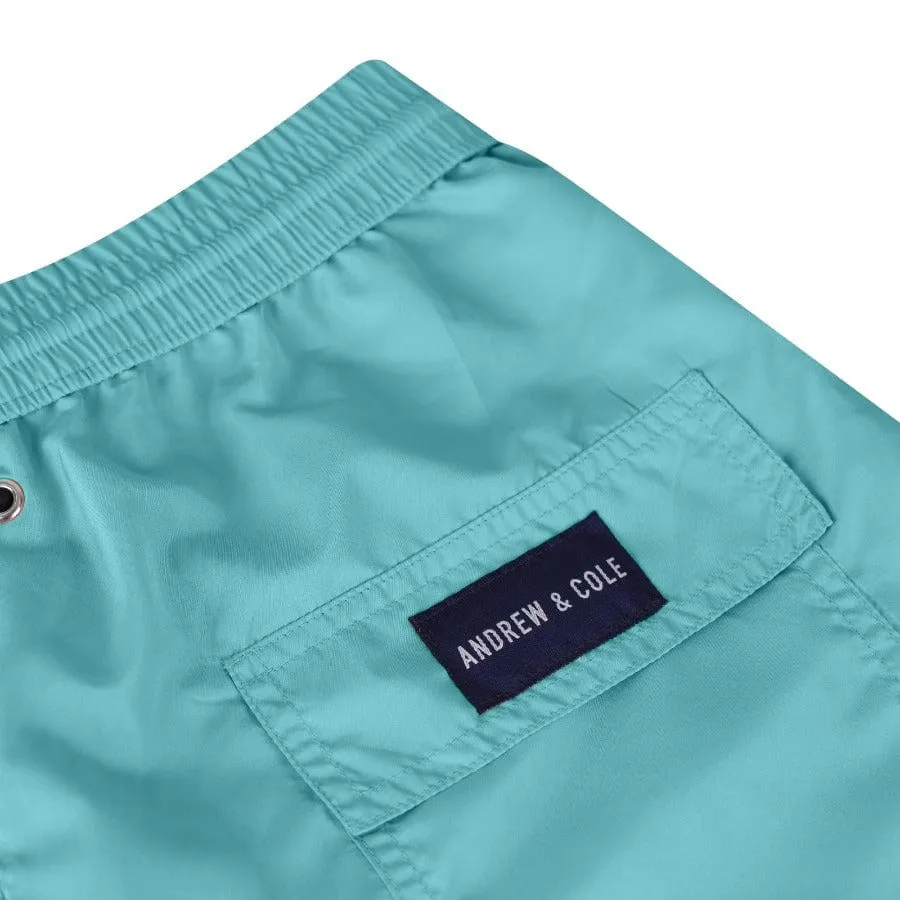 Men's Petrol Blue Swim Trunk Shorts