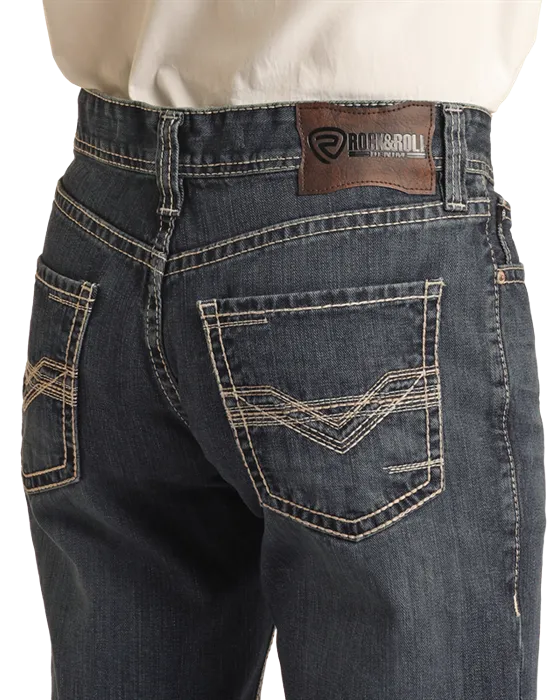 Men's Rock & Roll Cowboy Double Barrel Straight Jean #BM0SD03653