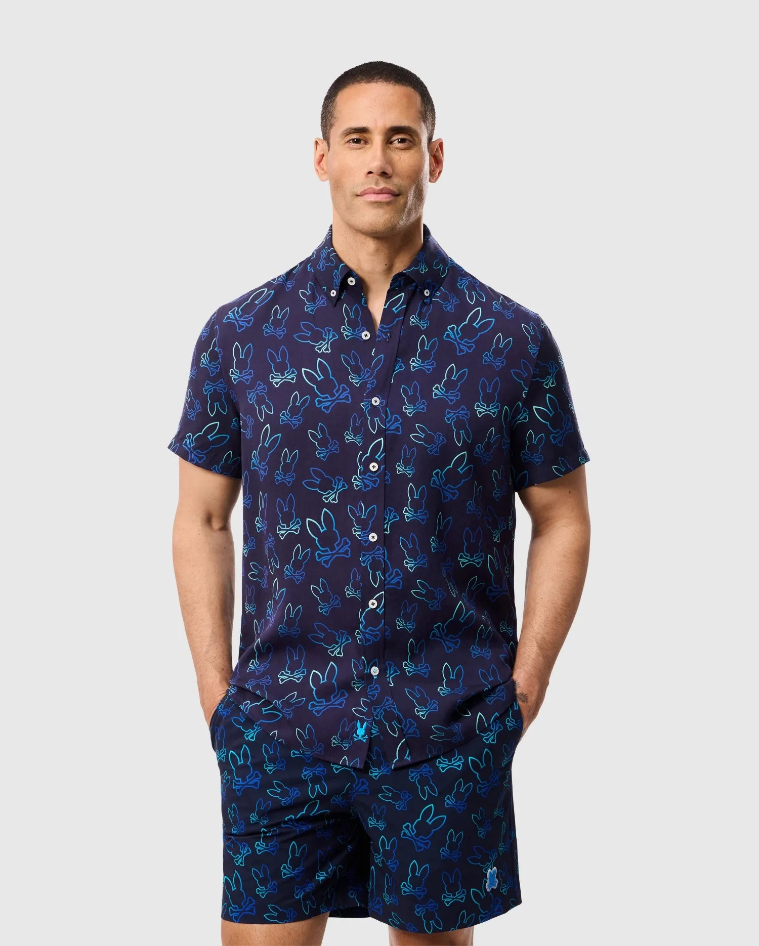 MENS SHELDON ALL OVER PRINT SHIRT - B6Q574C200