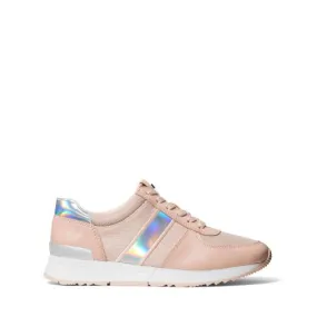 Michael Kors Allie Leather and Canvas Trainer | Soft Pink