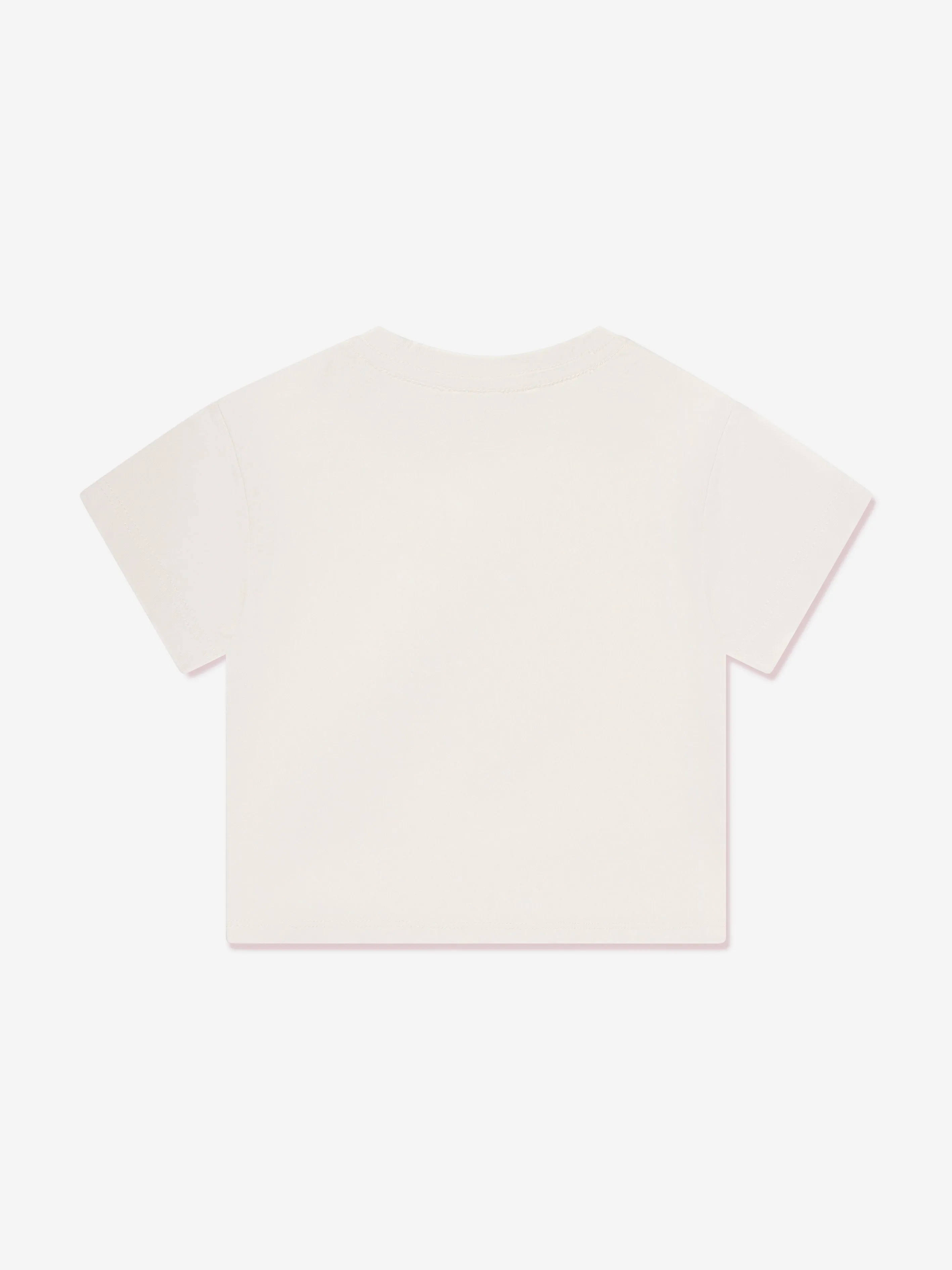 Michael Kors Girls Logo Print T-Shirt in White