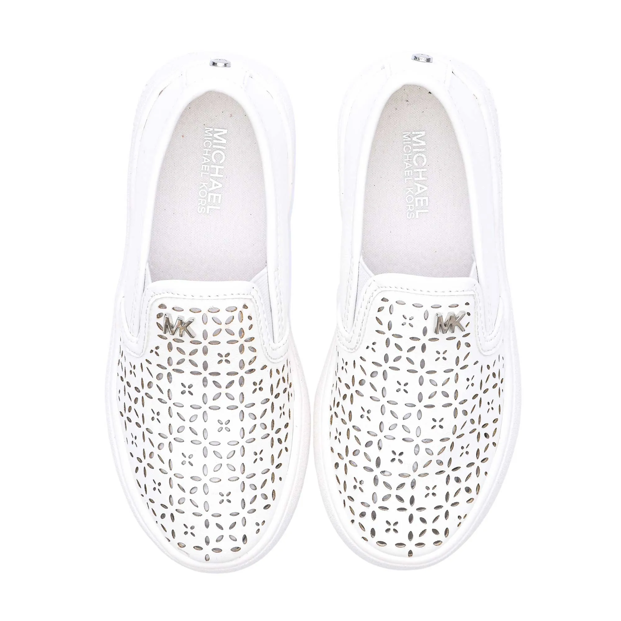 Michael Kors Kids Girl's White Sneakers