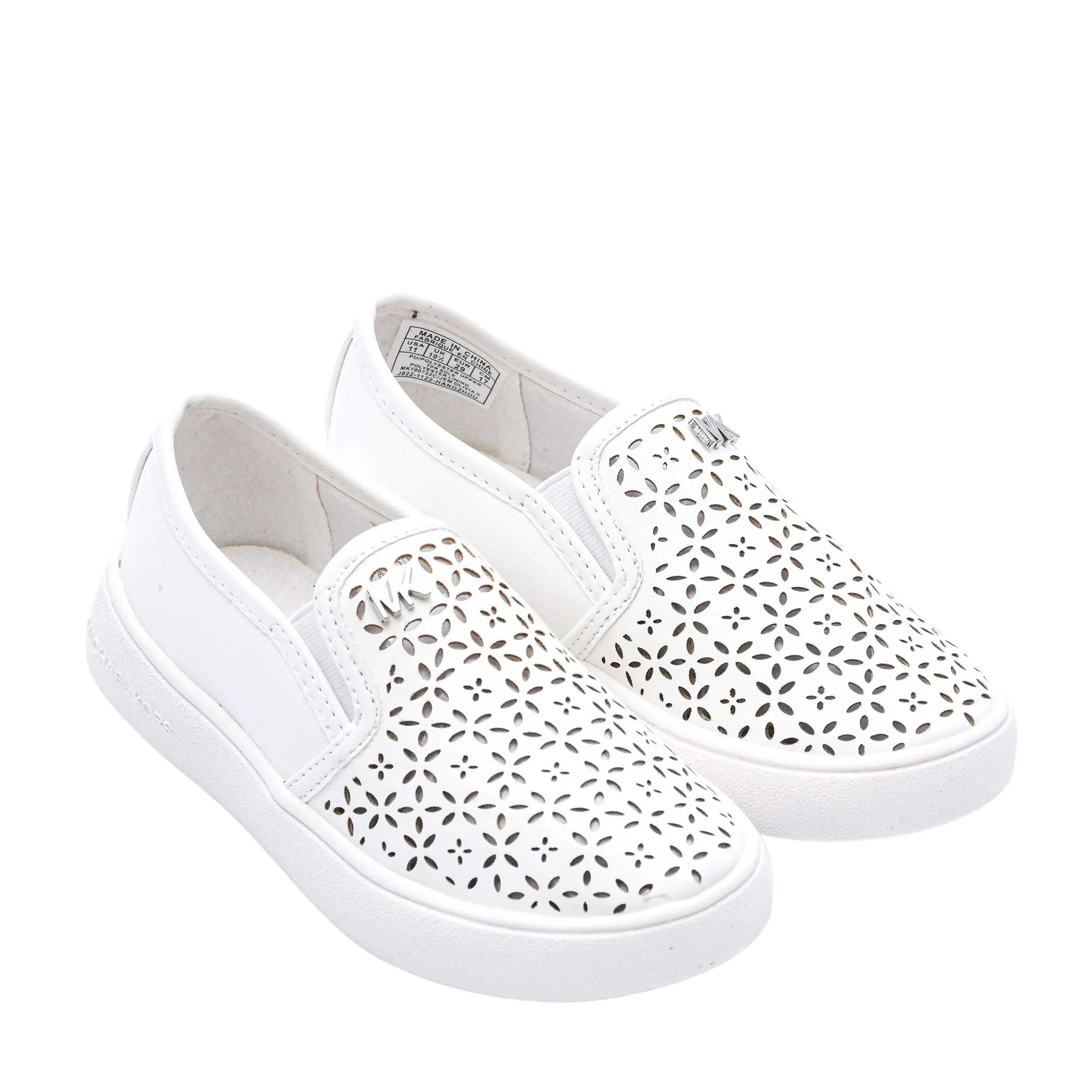 Michael Kors Kids Girl's White Sneakers