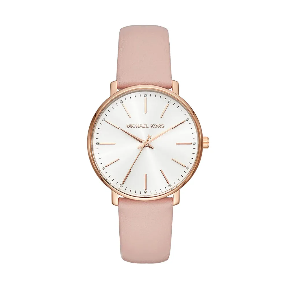 Michael Kors Women's  Analog White Dial  Watch