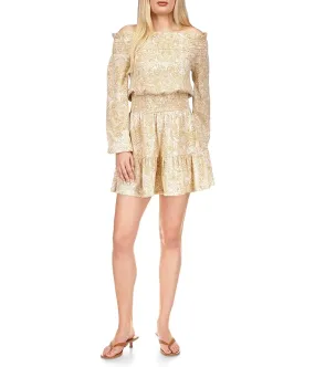 MICHAEL Michael Kors Crinkle Off-the-Shoulder Mini Dress Women's