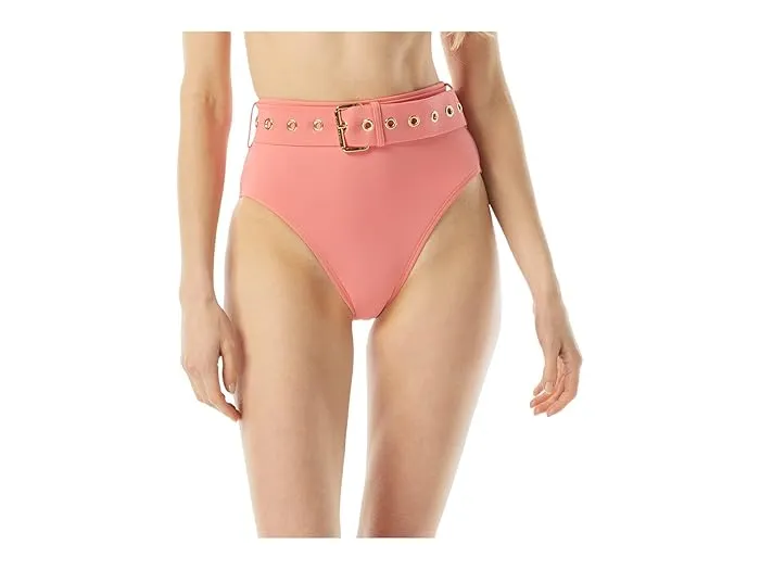 MICHAEL Michael Kors Solids High-Waist Bikini Bottoms Women's