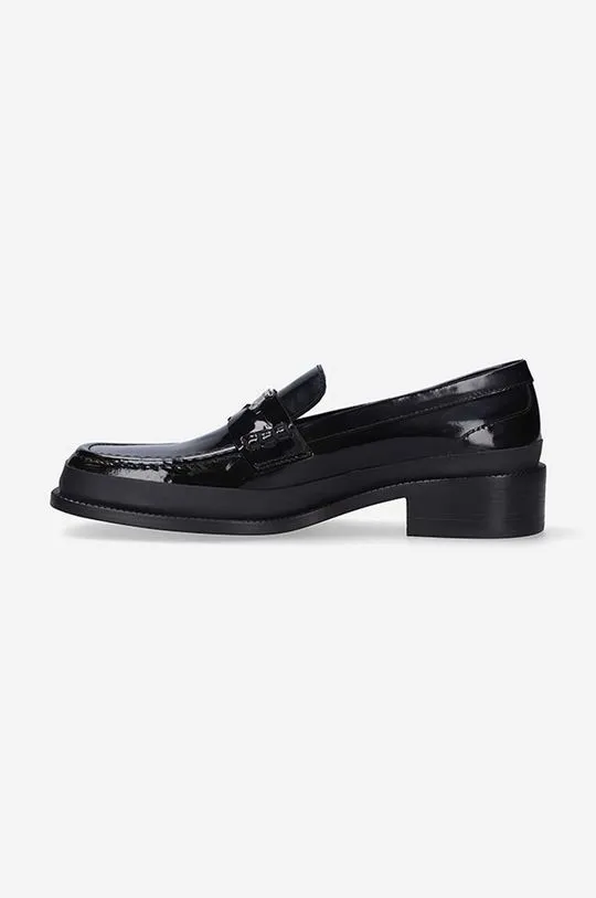 MISBHV leather loafers The Brutalist women's black color