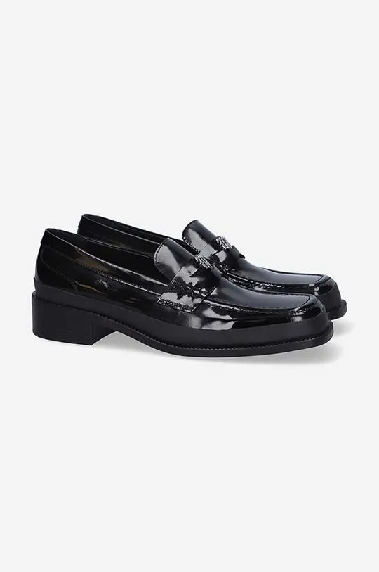 MISBHV leather loafers The Brutalist women's black color