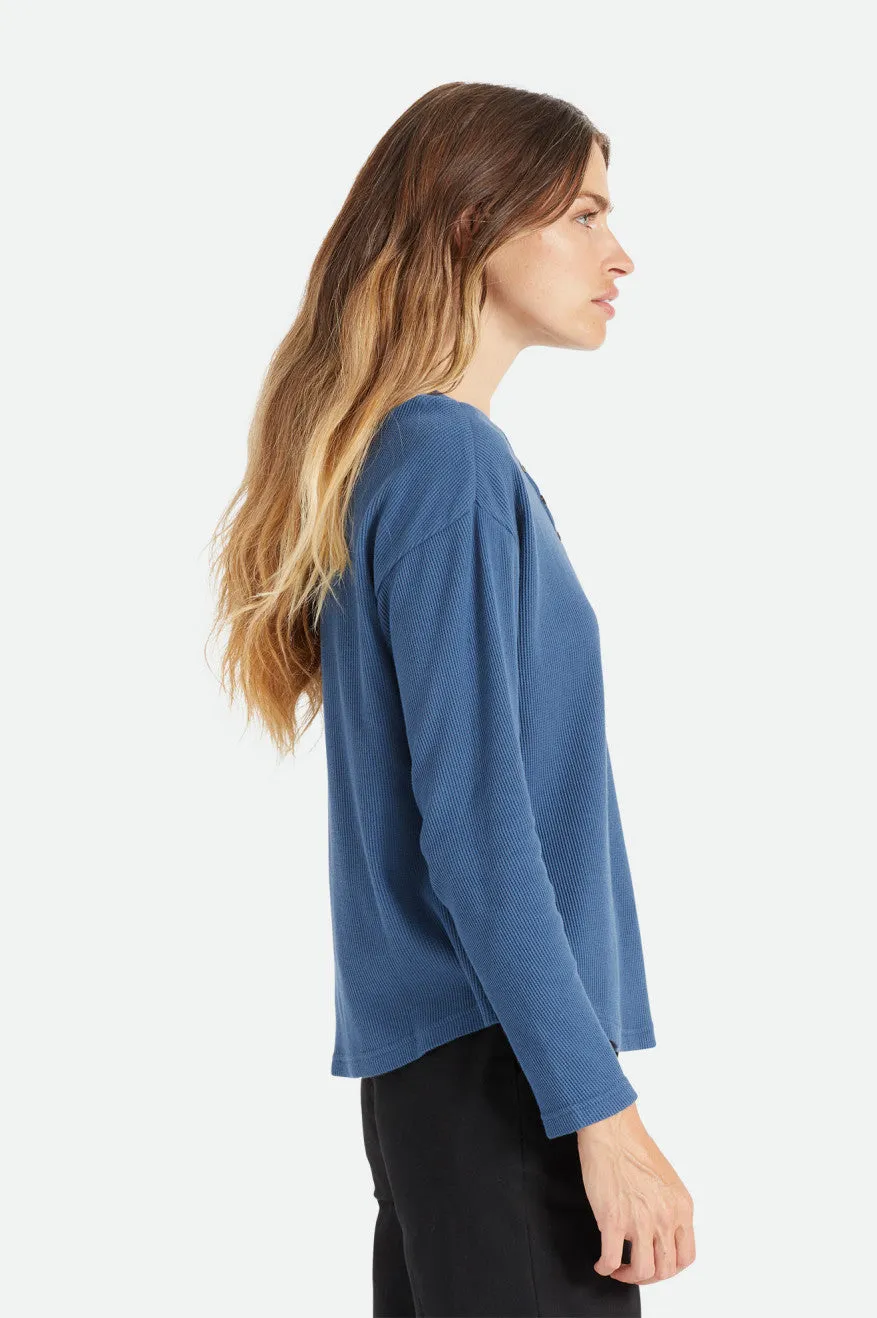 Monty L/S Henley - Joe Blue