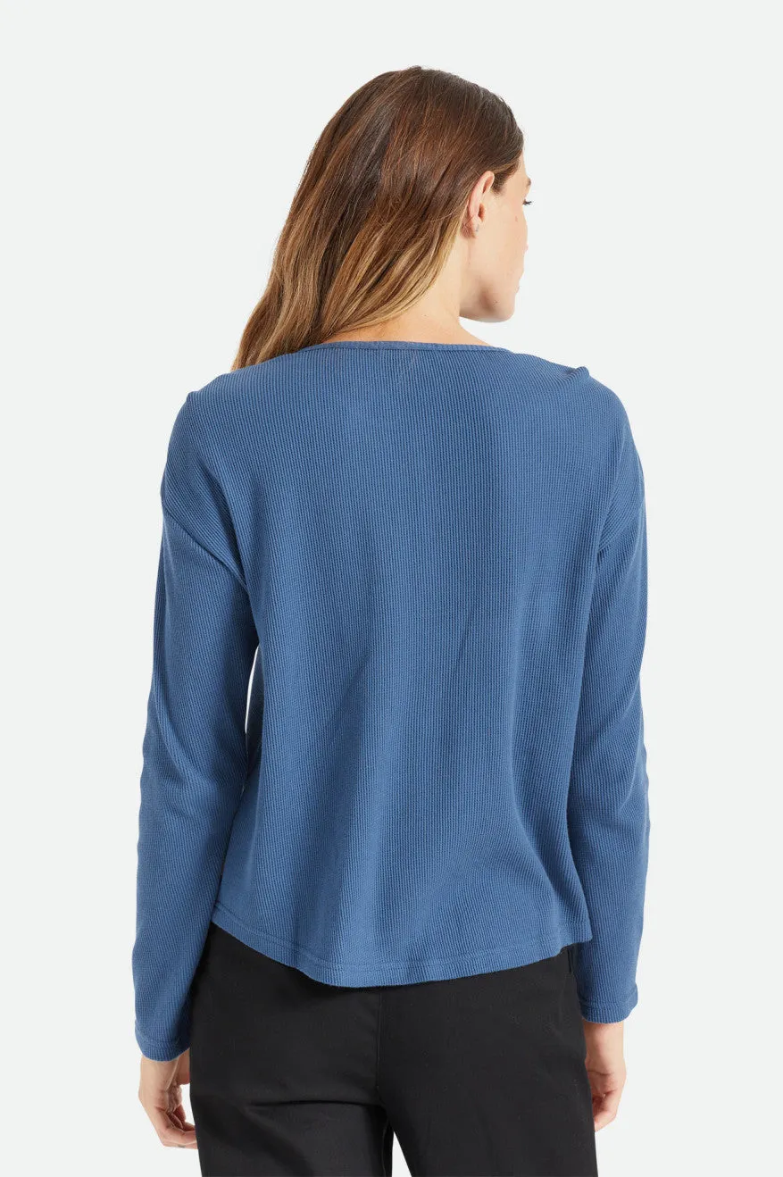 Monty L/S Henley - Joe Blue