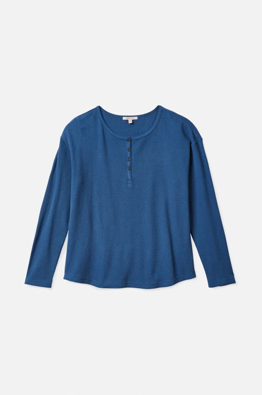 Monty L/S Henley - Joe Blue