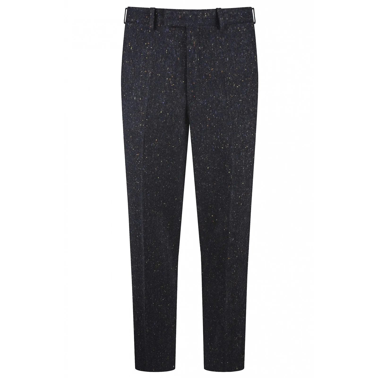 Navy Multi Fleck Tweed Trousers