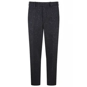 Navy Multi Fleck Tweed Trousers