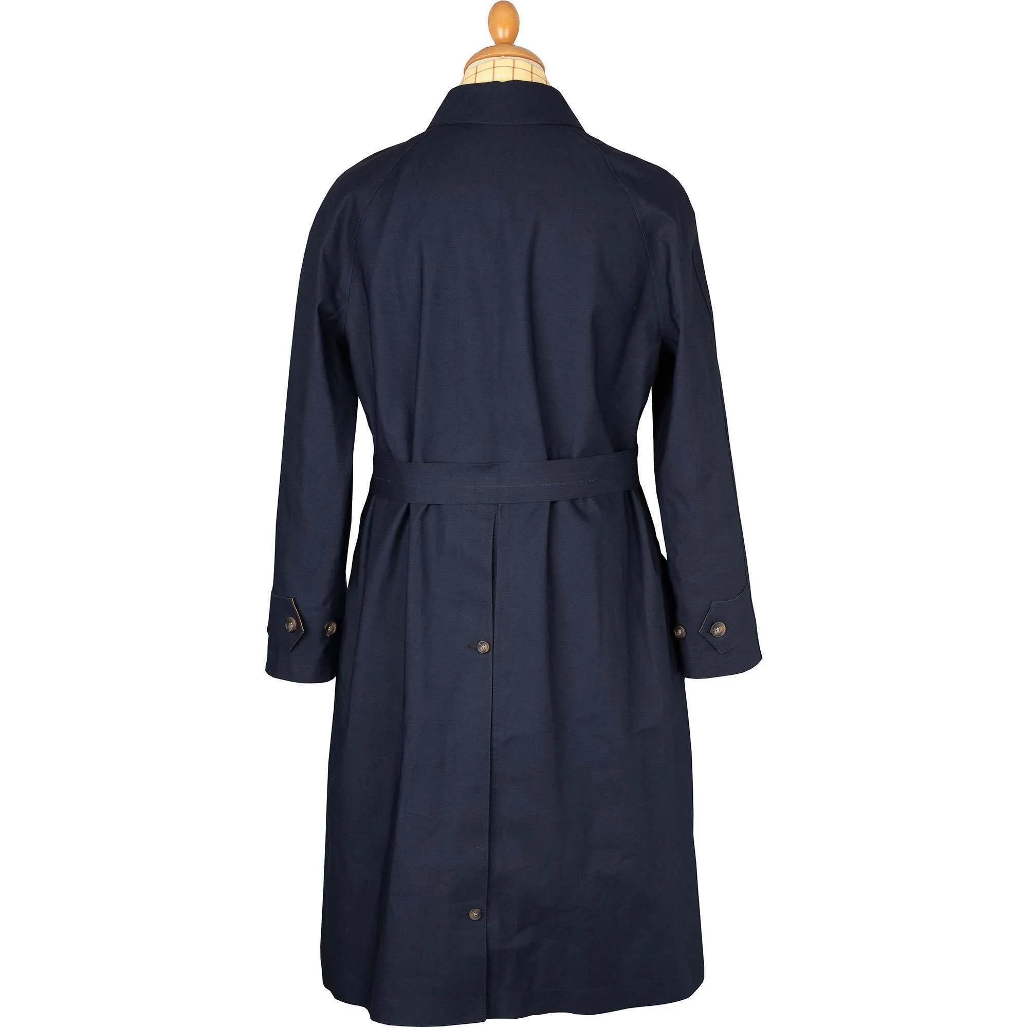 Navy Hampton Mackintosh Raincoat