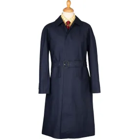 Navy Hampton Mackintosh Raincoat