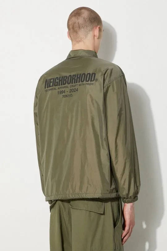 NEIGHBORHOOD jacket Windbreaker Jacket men's green color 241TSNH.JKM01