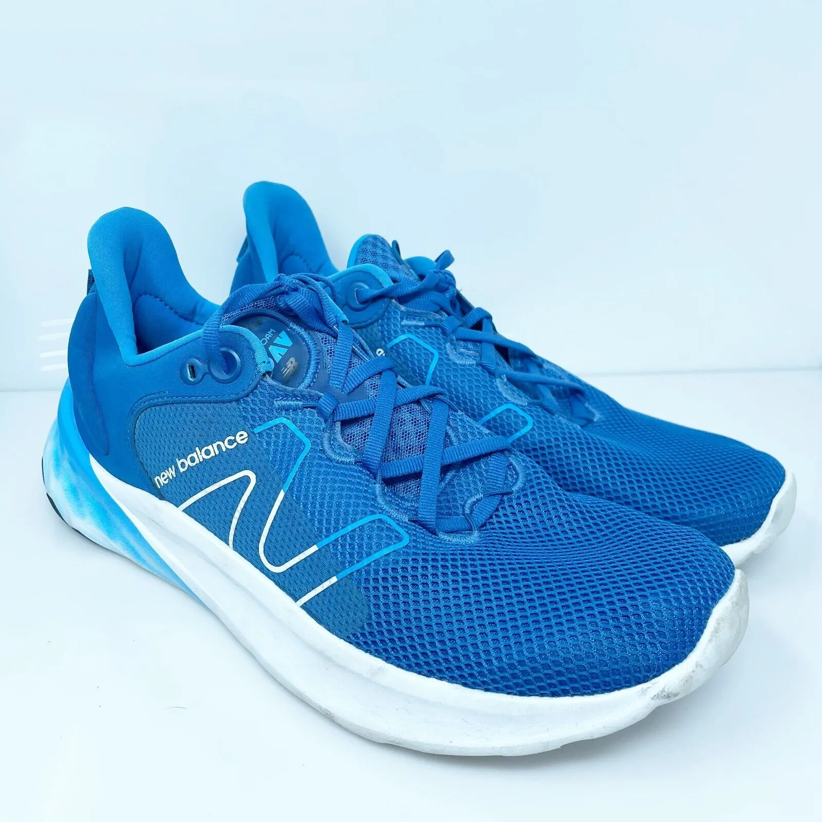 New Balance Mens Fresh Foam Roav V2 MROAVSB2 Blue Running Shoes Sneakers Sz 11 D