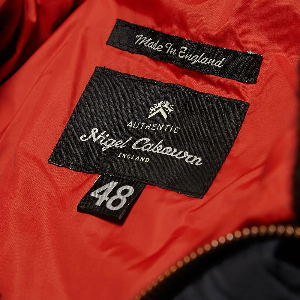 Nigel Cabourn Short Puffa JacketNavy