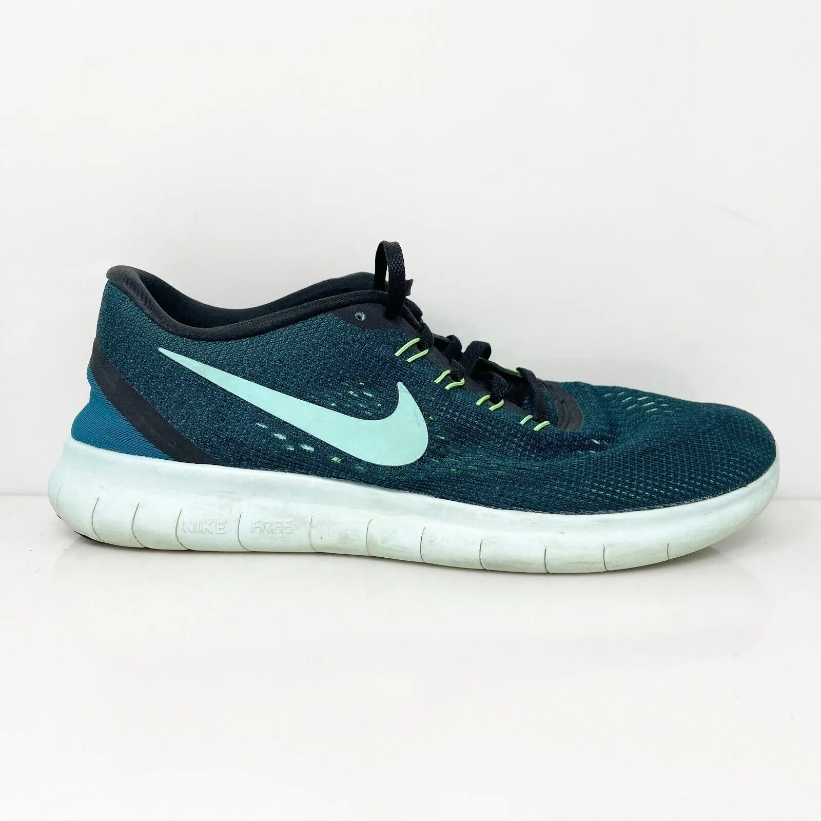 Nike Womens Free Run 831509-003 Blue Running Shoes Sneakers Size 9.5