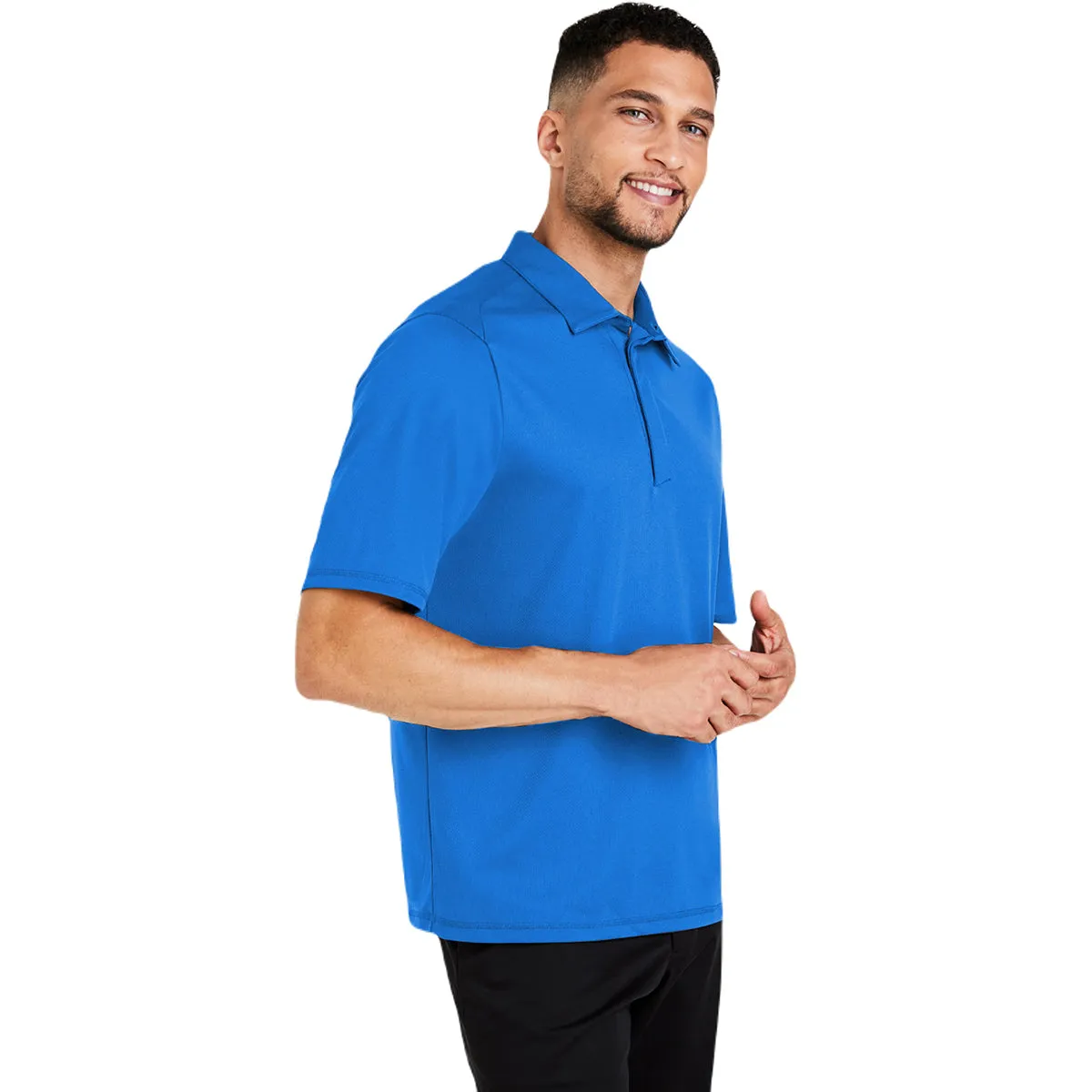 North End Men's Light Nautical Blue Revive Coolcore Polo