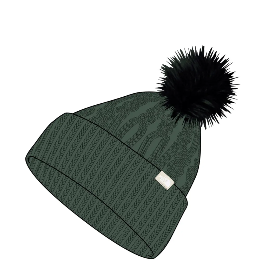 North Face Oh Mega Fur Pom Beanie (NF0A7RI8) Womens 2024