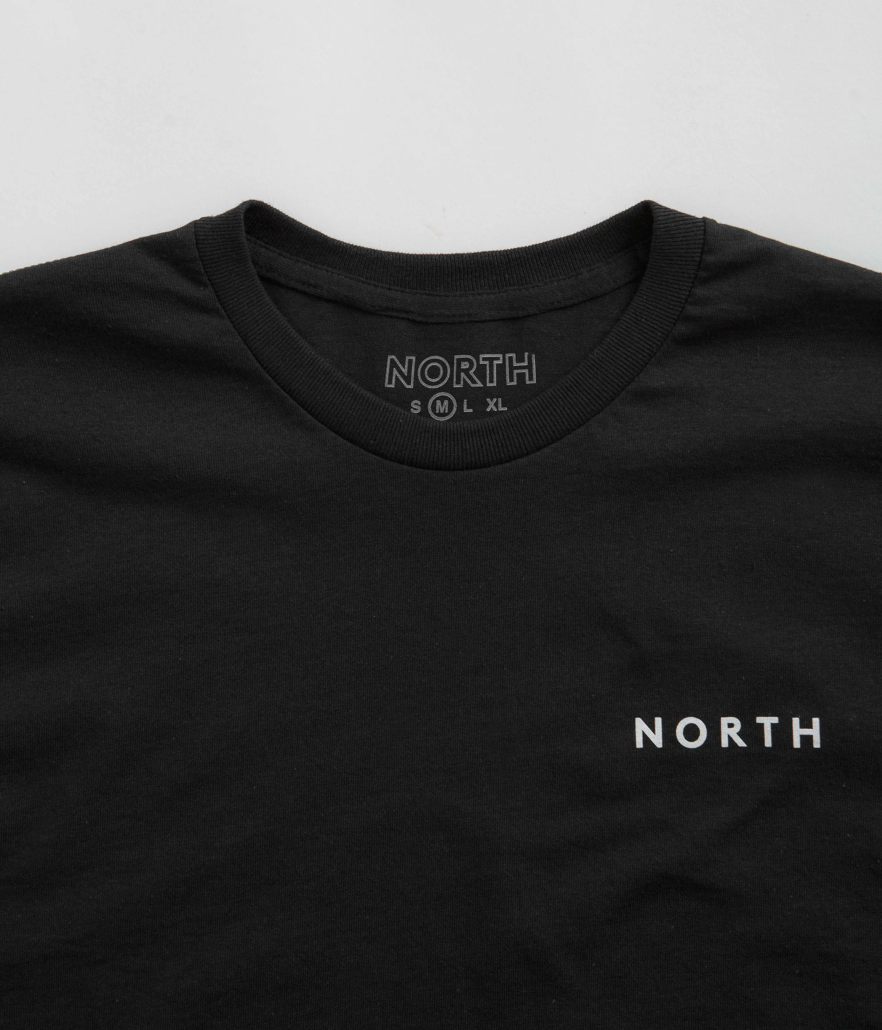 North Film Star Logo T-Shirt - Black / White