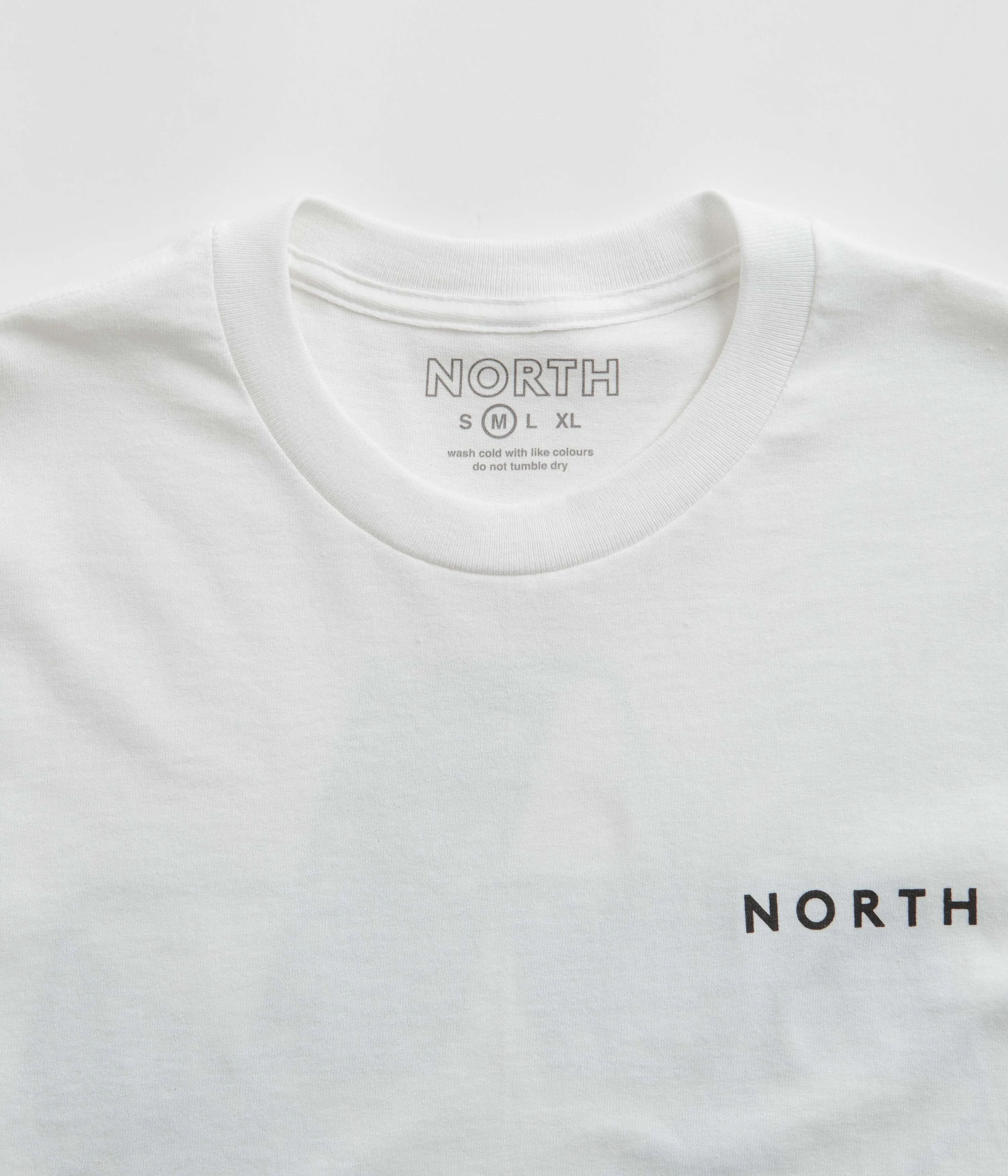 North Film Star Logo T-Shirt - White / Black