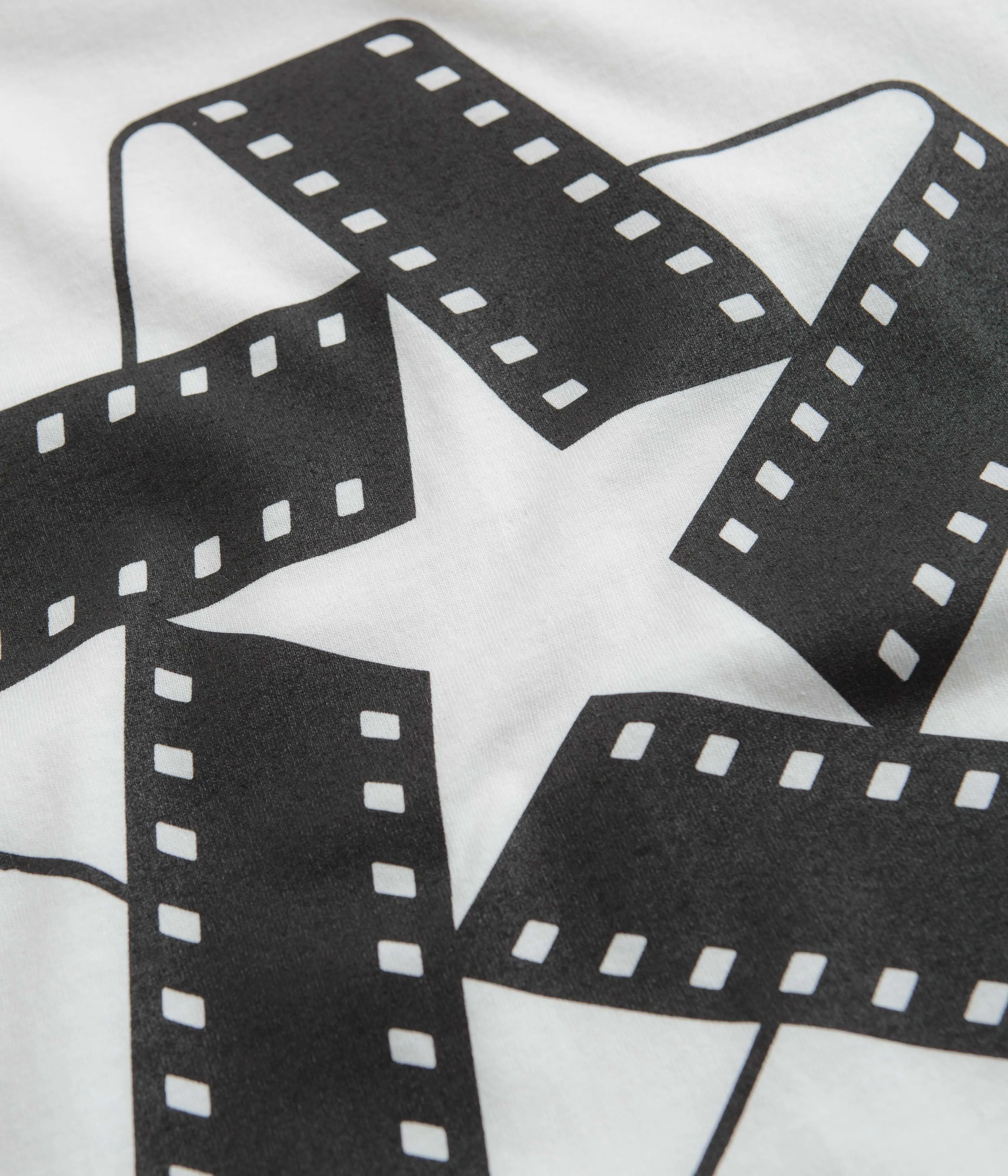 North Film Star Logo T-Shirt - White / Black