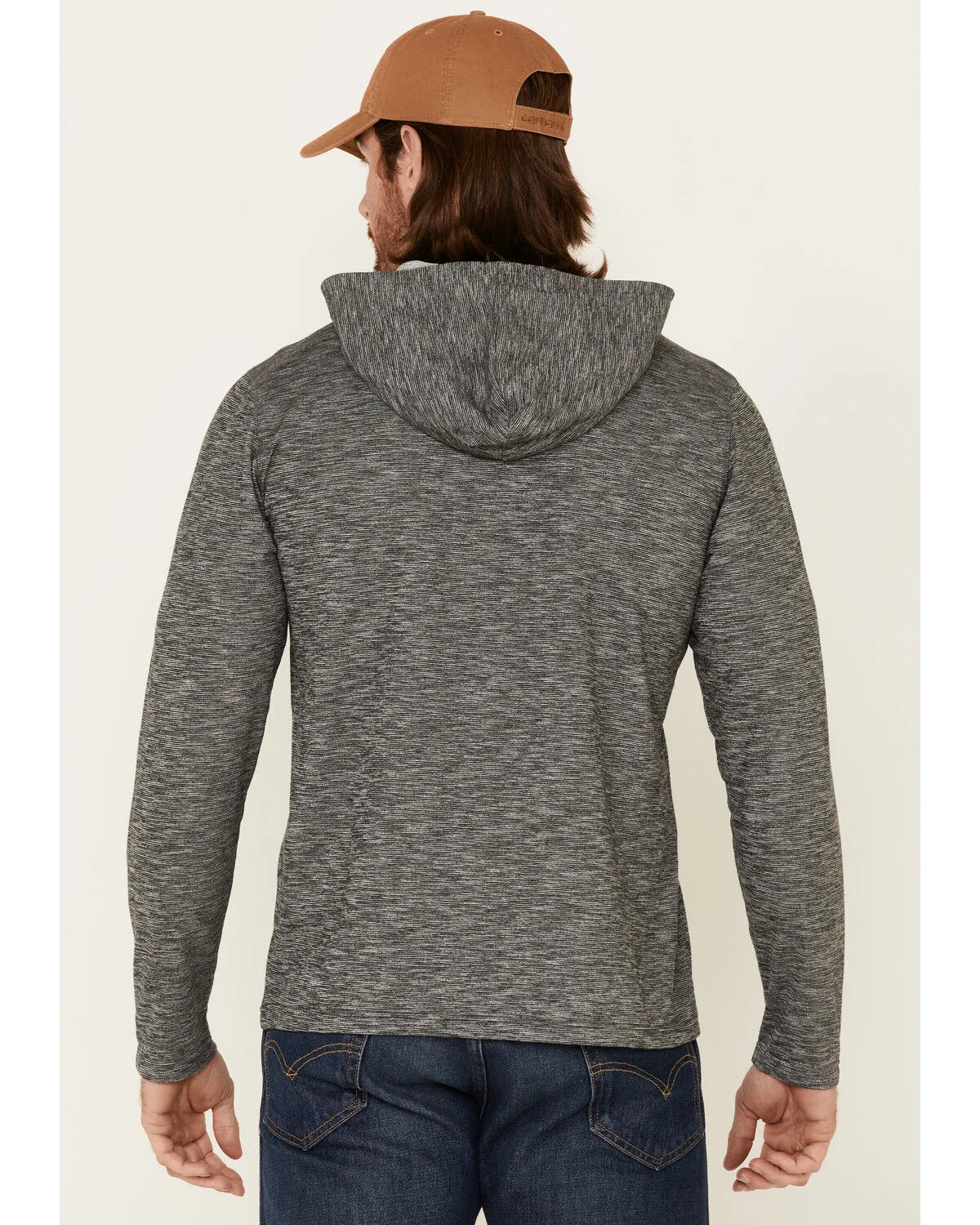 North River Men's Solid Hooded Shirt