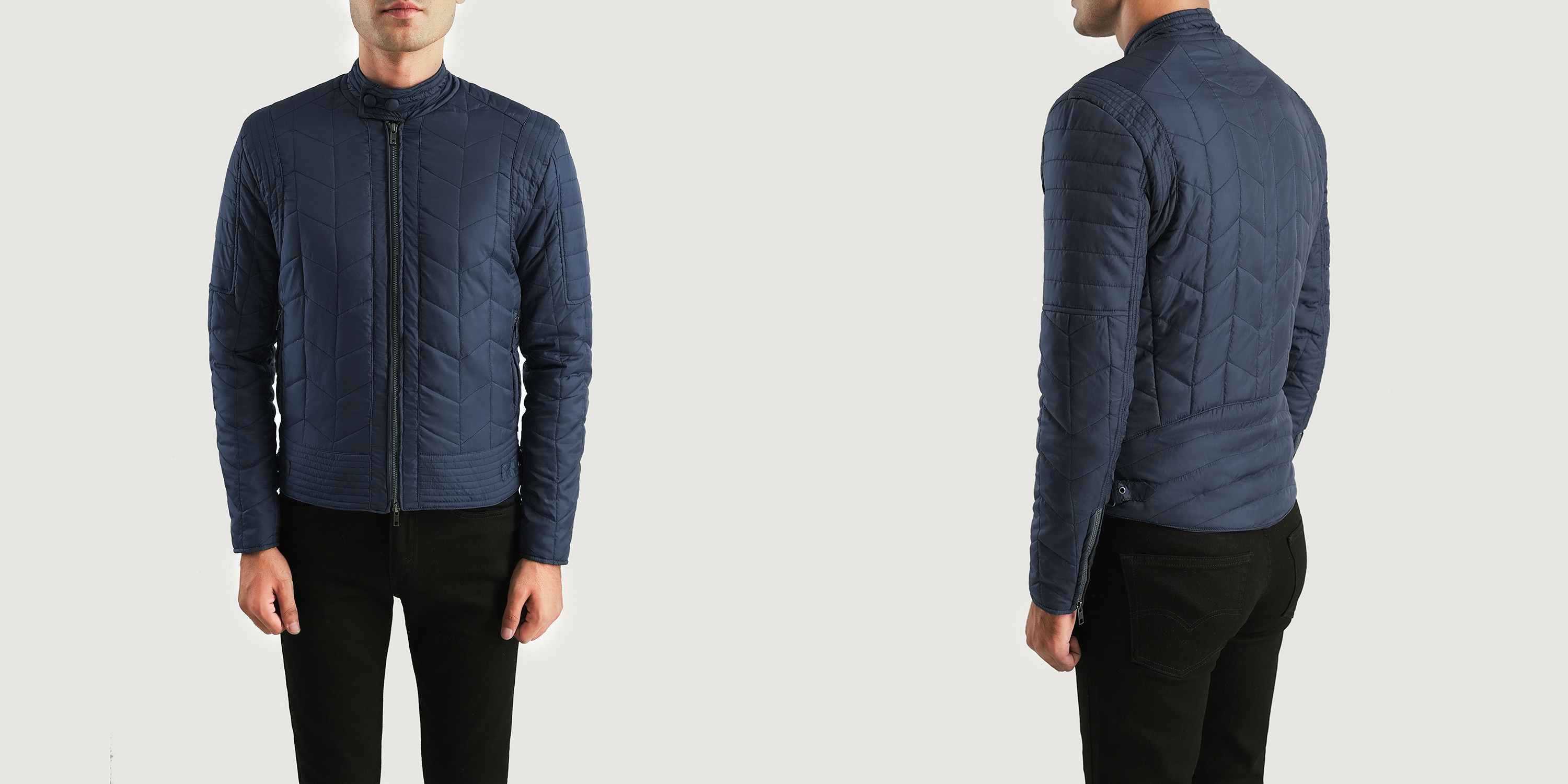 Nyle Quilted Windbreaker Jacket