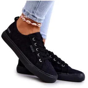 Openwork Sneakers Big Star JJ274064 Black