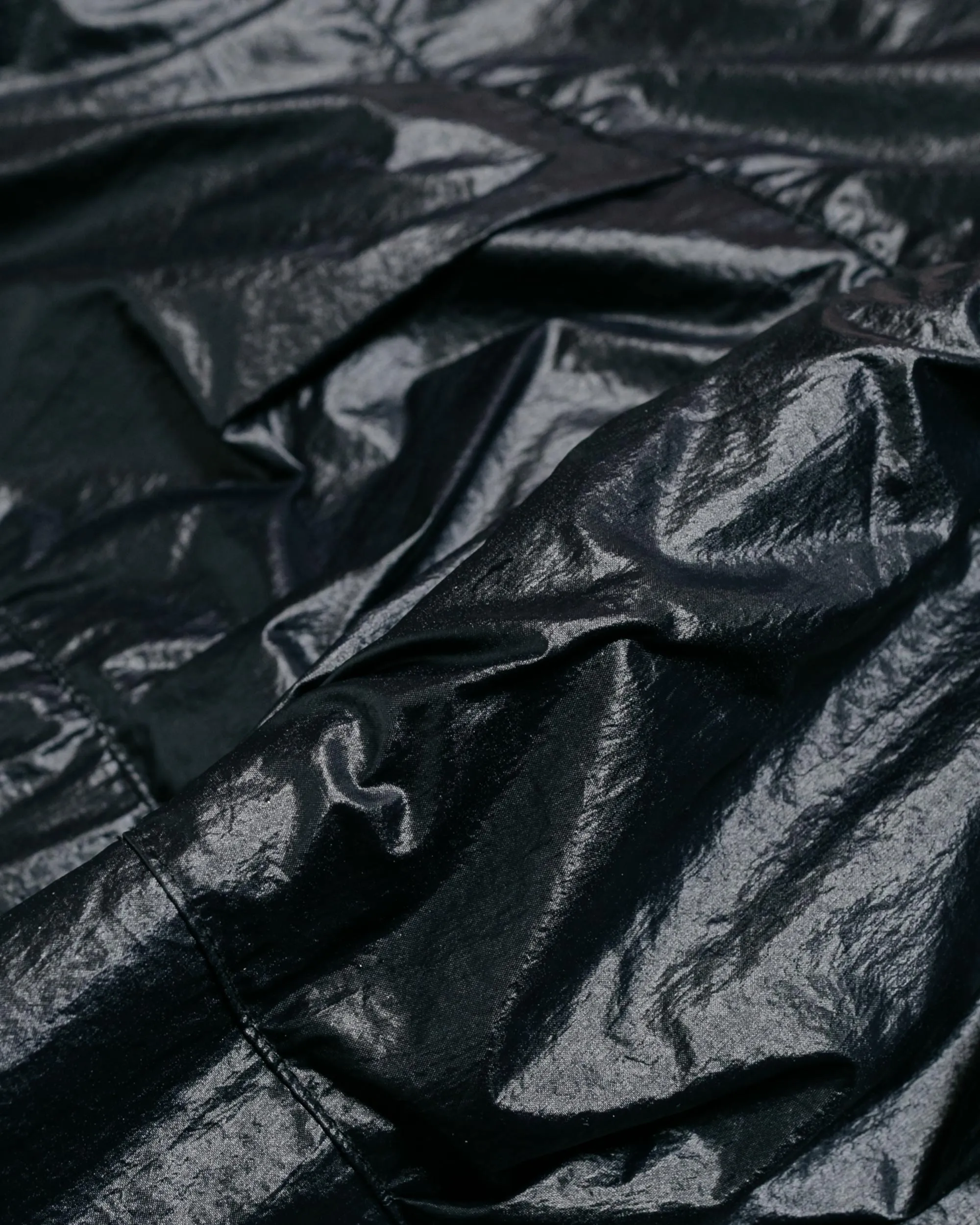 Our Legacy Exhaust Puffa Black Rubber Nylon