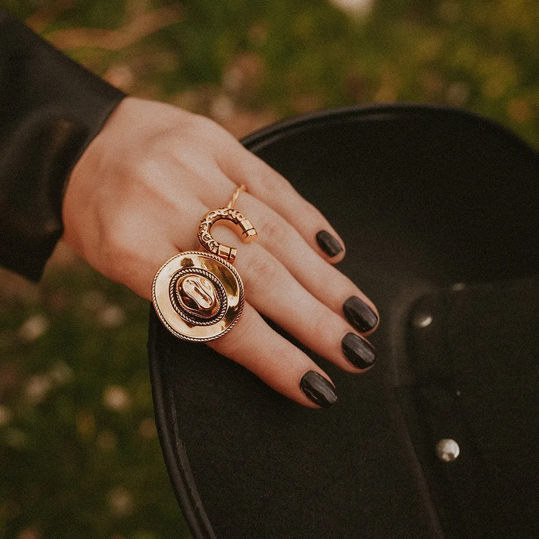 Outlaw Rope Ring Gold