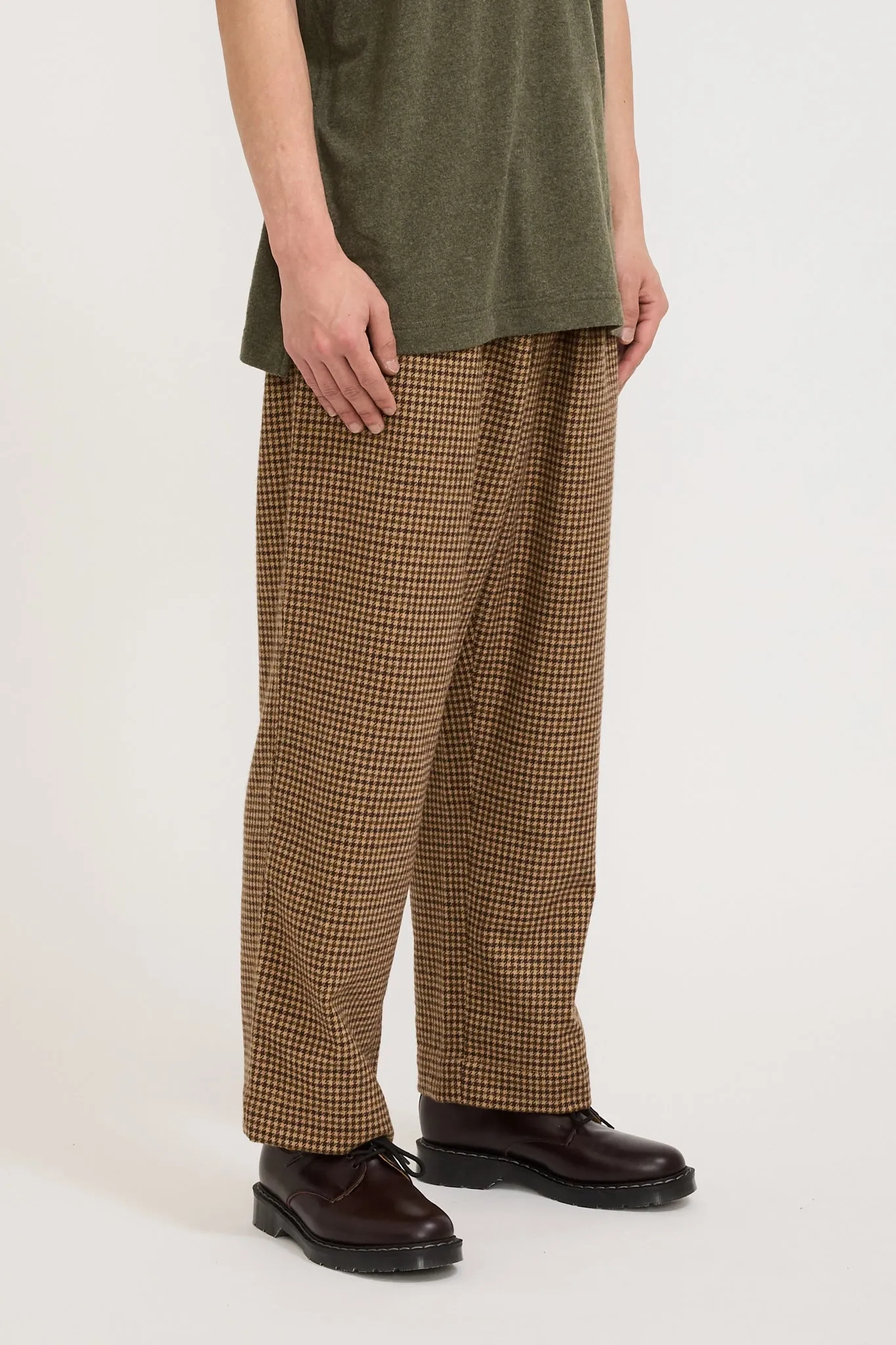 Oxford Pant Houndstooth Tweed Sand