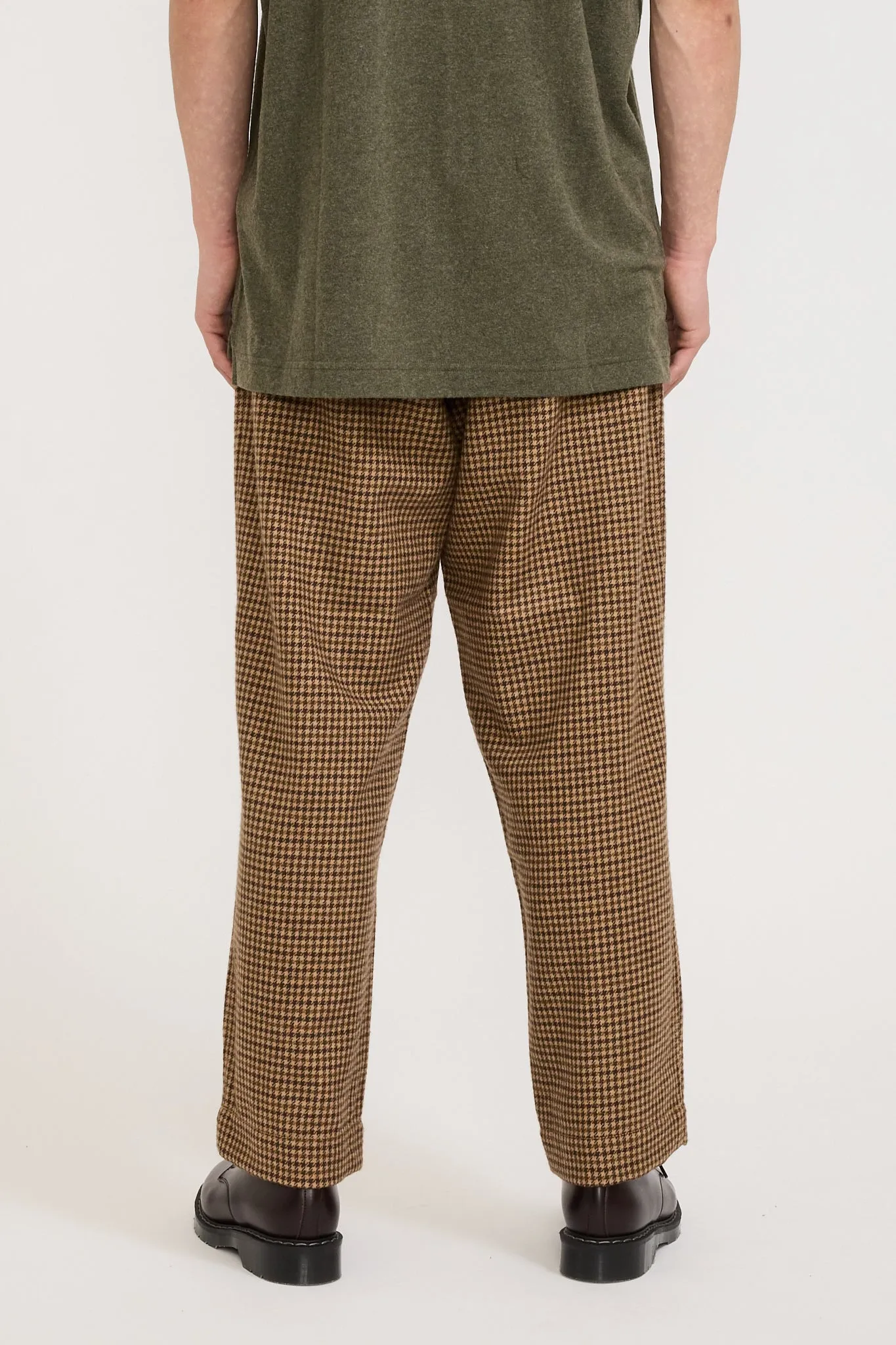 Oxford Pant Houndstooth Tweed Sand