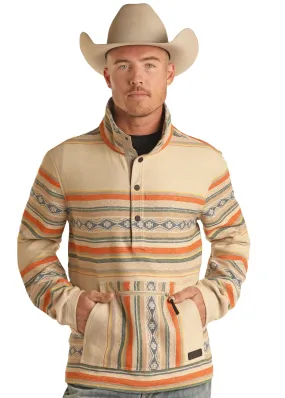 Panhandle Slim Mens Aztec Henley Pullover