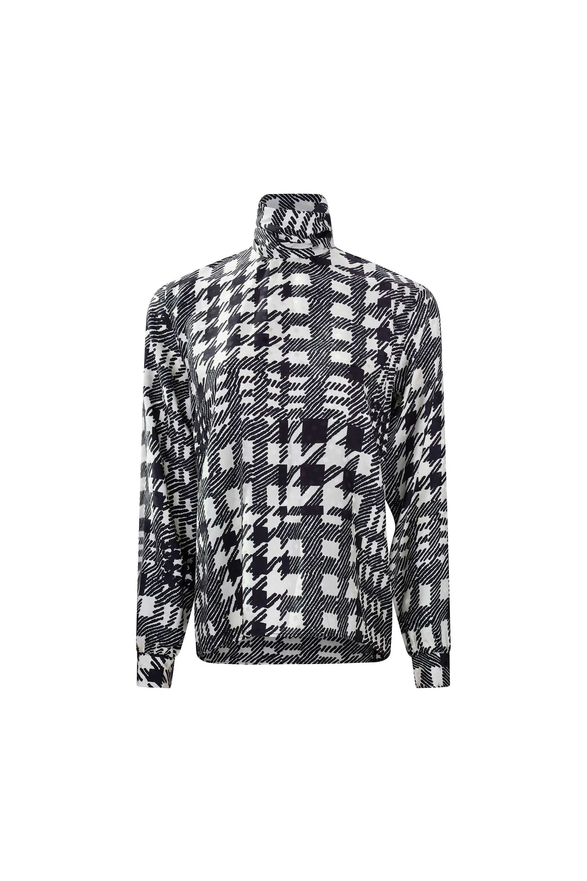 'PEGGYS HOUNDSTOOTH' BIANCA BLOUSE