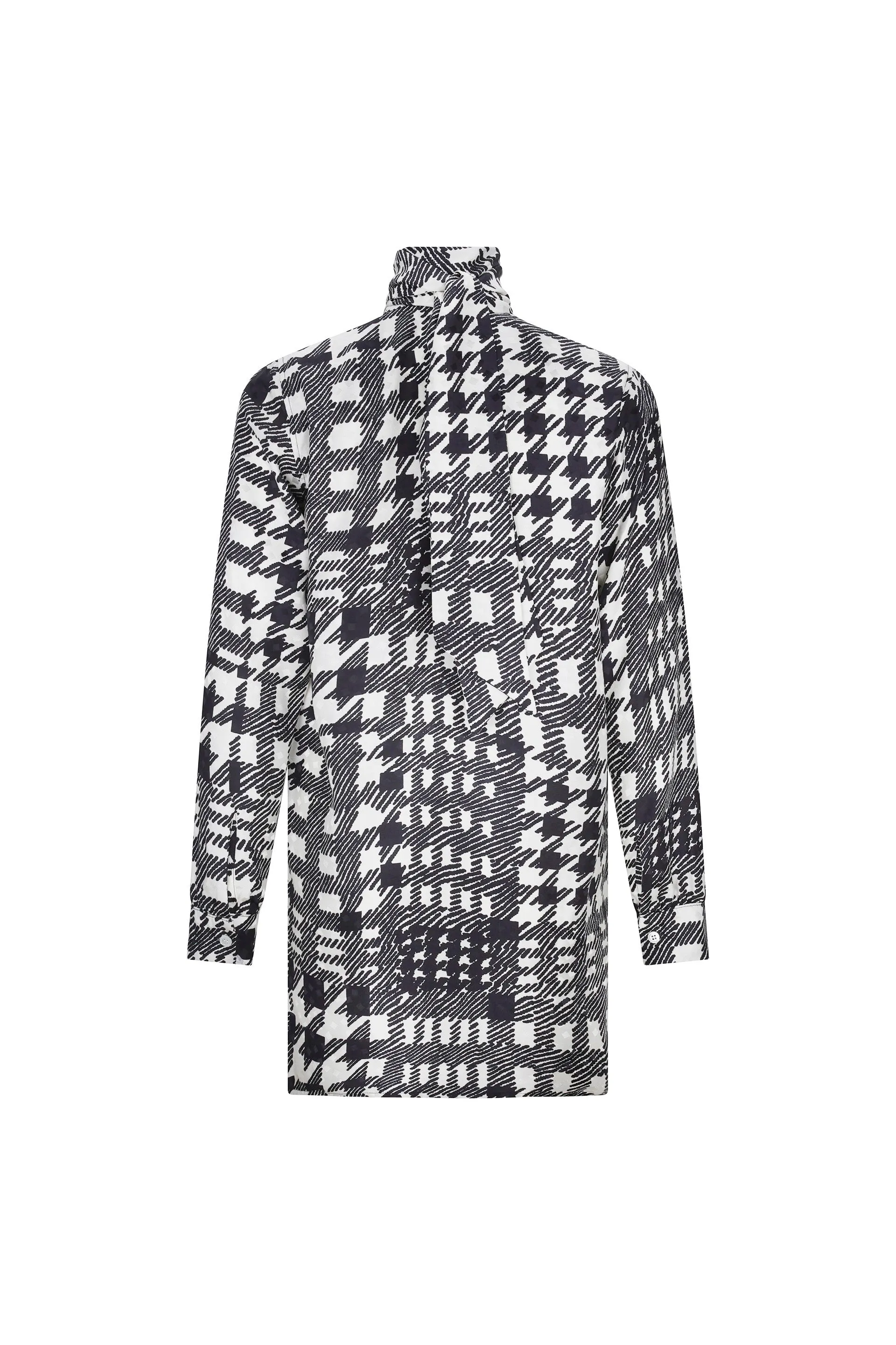 'PEGGYS HOUNDSTOOTH' BIANCA TUNIC