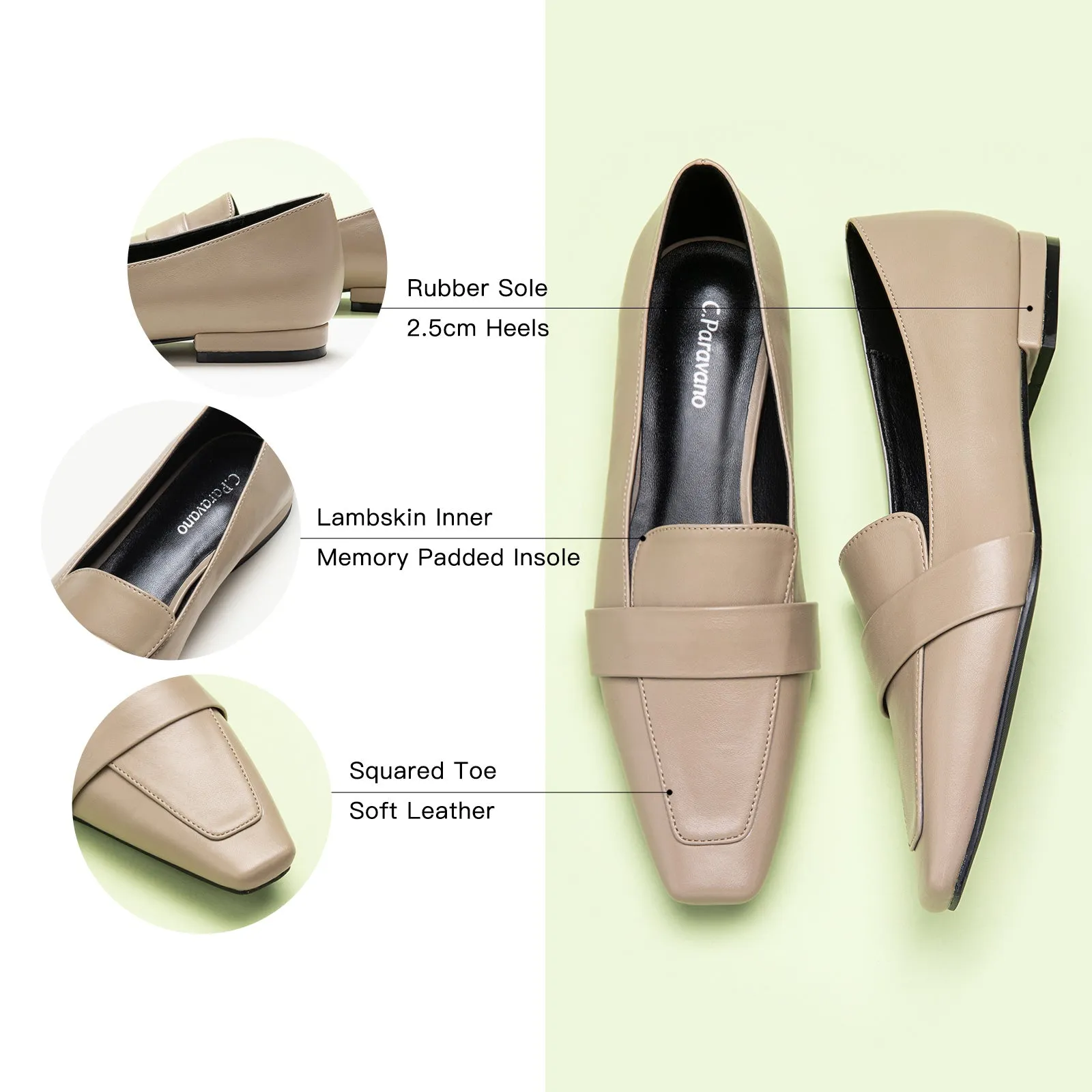 Penny Loafers (Finoa) Camel