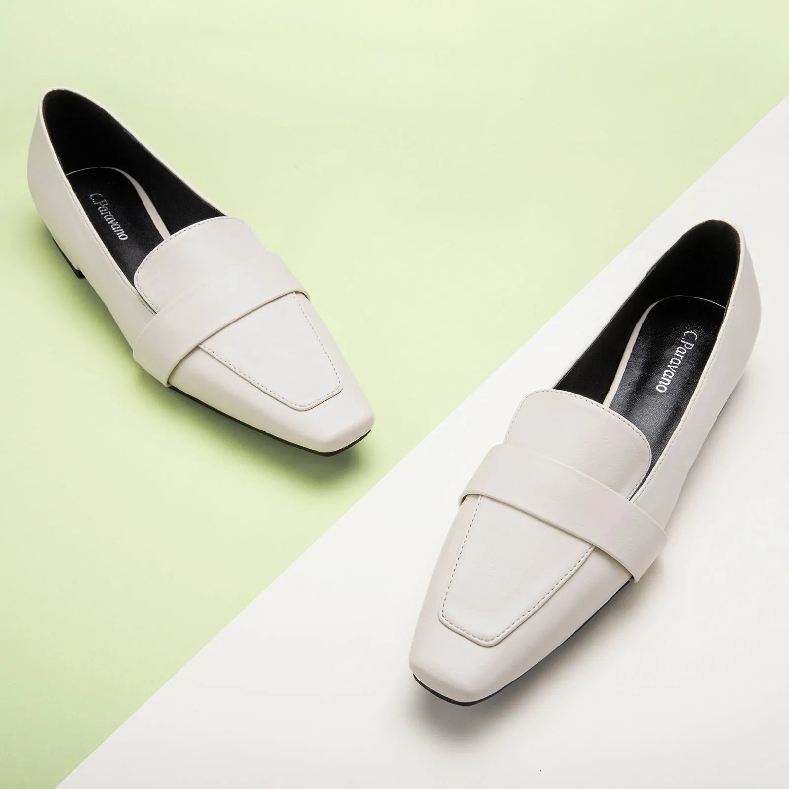 Penny Loafers (Finoa) White