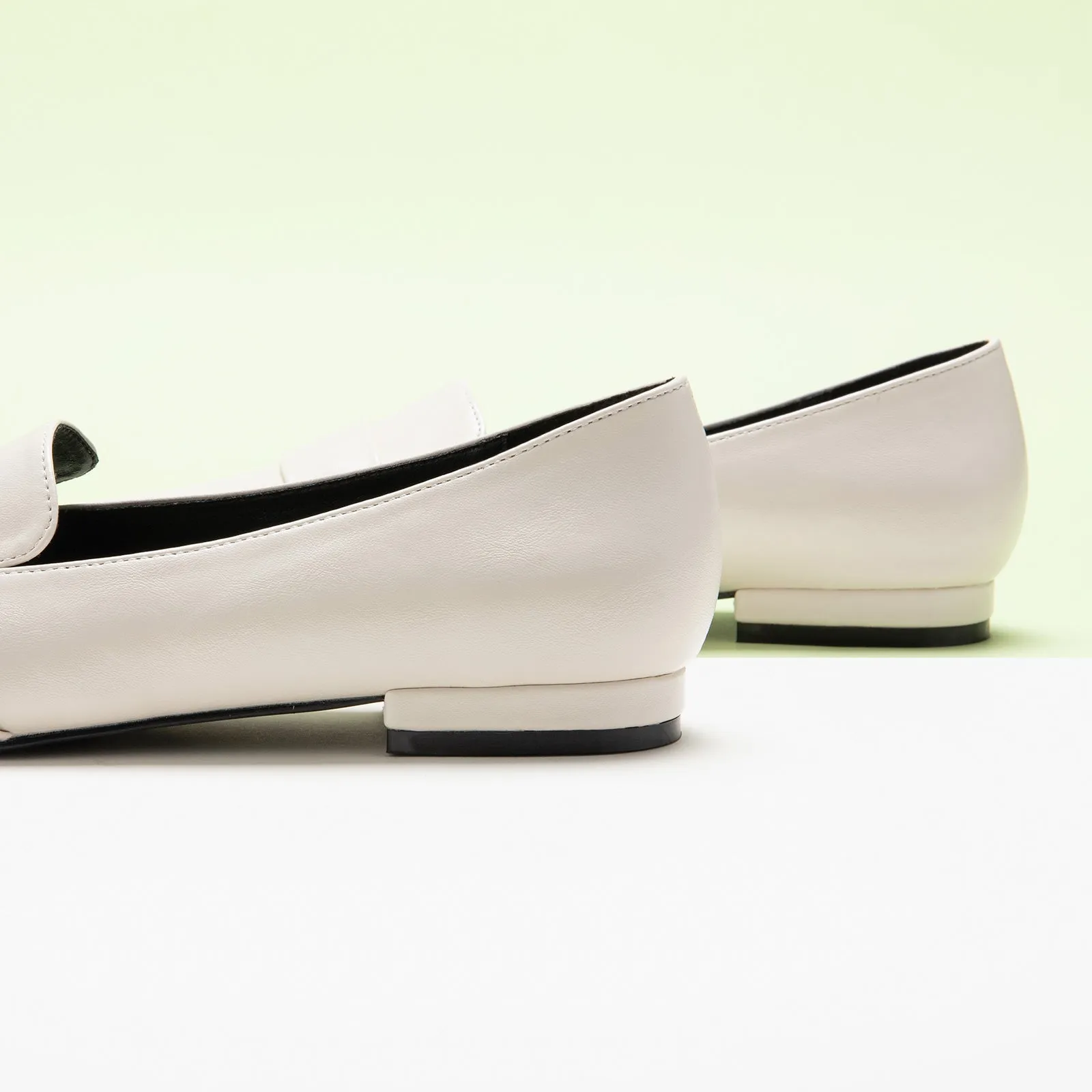 Penny Loafers (Finoa) White