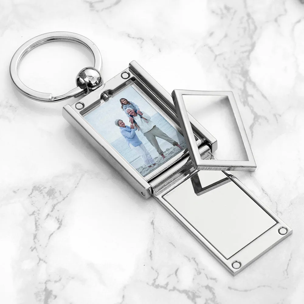 Personalised Guardian Angel Frame Keyring