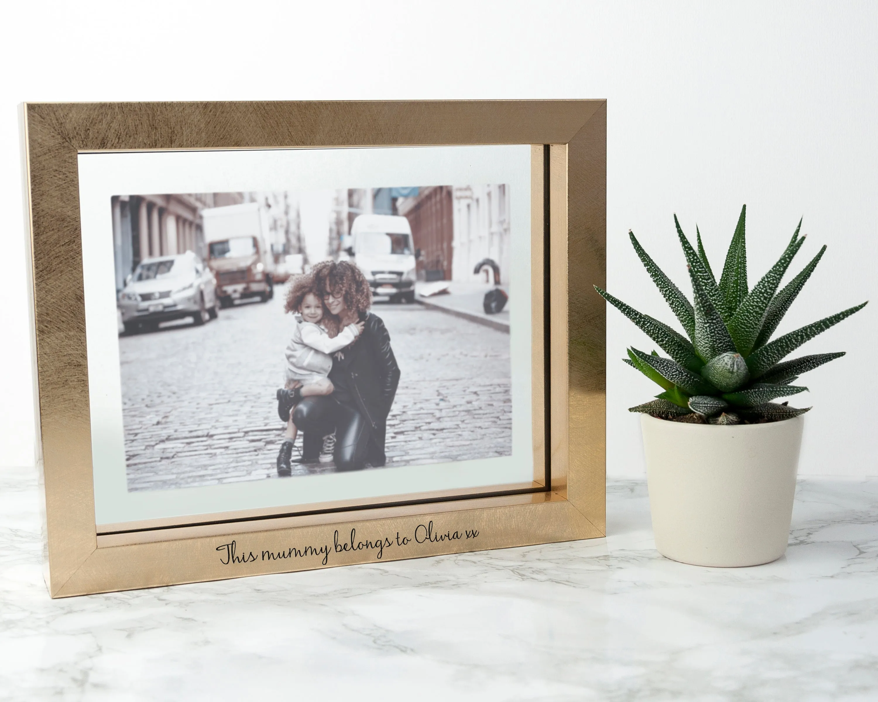 Personalised Metallic Photo Frame