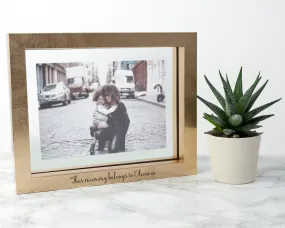 Personalised Metallic Photo Frame