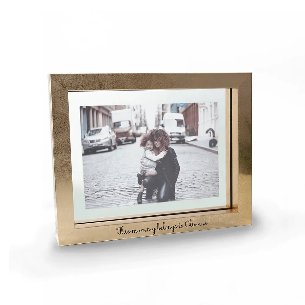 Personalised Metallic Photo Frame