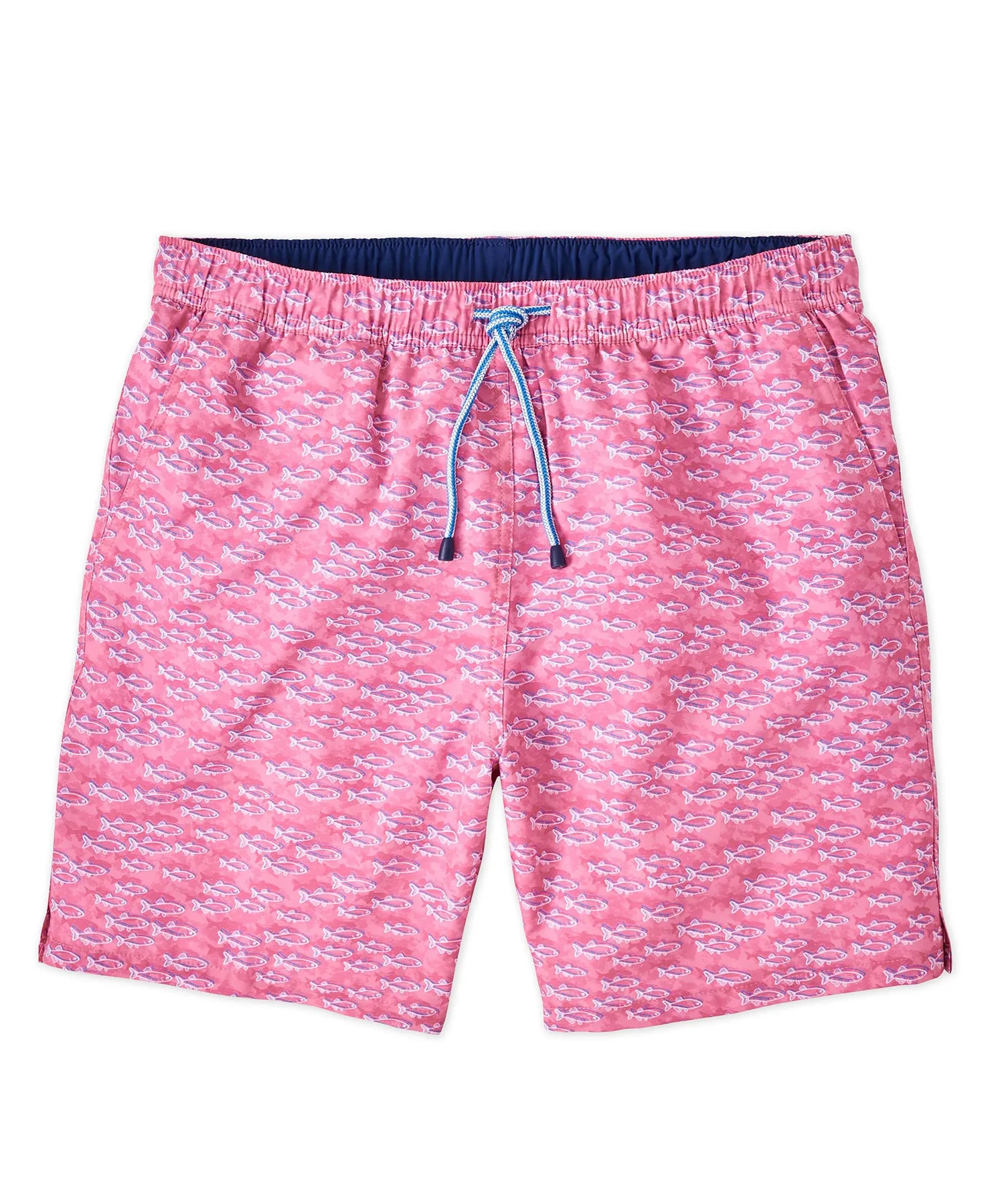 Peter Millar Fish Print Swim Trunk