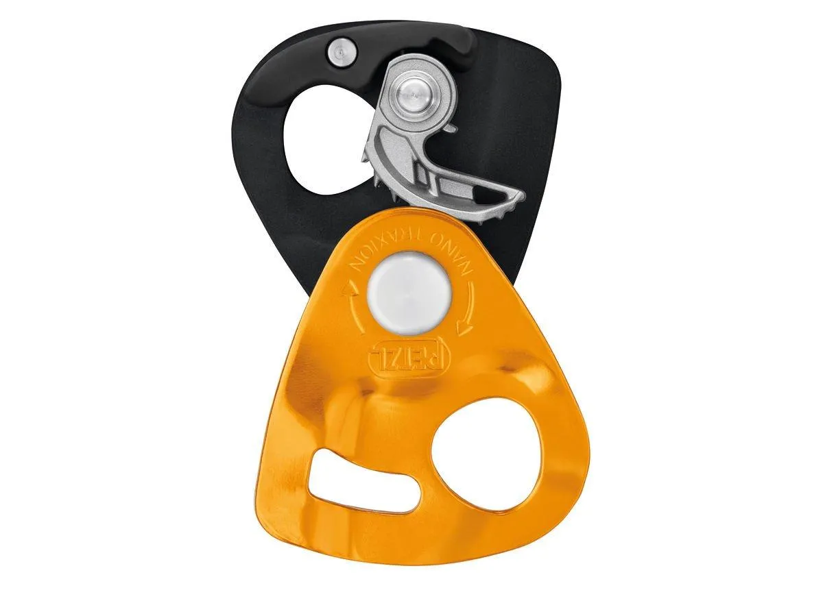 Petzl Nano Traxion Progress-Capture Pulley | Climbing Equipment | George Fisher UK